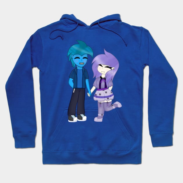 Bluey and Star (Equestria Girls) Hoodie by DuctTapePone's T-Shirt Merch